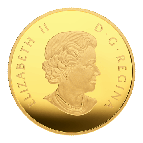 1 once 2015 Monnaie royale canadienne | Pièce d'or Reflet d'une feuille d'érable