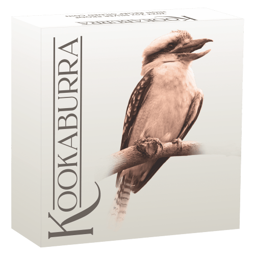 Pièce 2 onces d'argent doré Haut relief Kookaburra australien 2022 | Monnaie de Perth