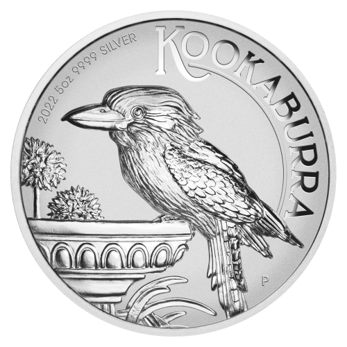 Pièce 5 onces d'argent incus Kookaburra australien 2022 | Monnaie de Perth