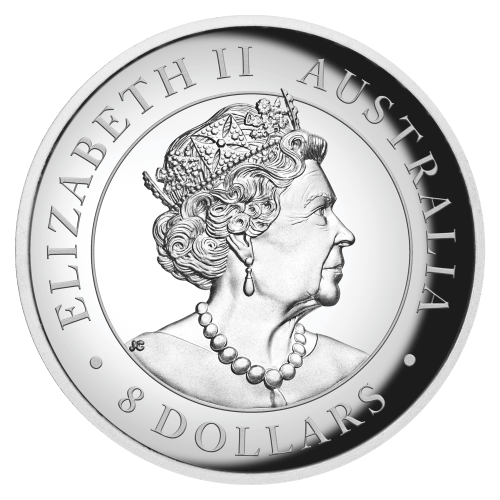 Pièce 5 onces d'argent incus Kookaburra australien 2022 | Monnaie de Perth