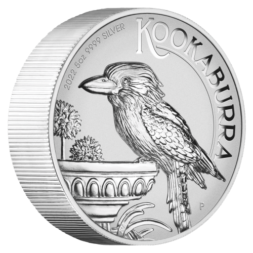 Pièce 5 onces d'argent incus Kookaburra australien 2022 | Monnaie de Perth