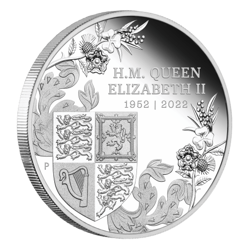 1 oz 2022 The Queen’s Platinum Jubilee Silver Coin | Perth Mint