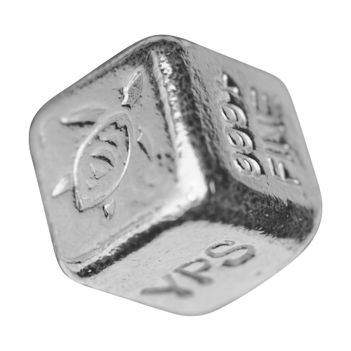 1 oz Sea Turtle Silver Cube | Yeager's Poured Silver