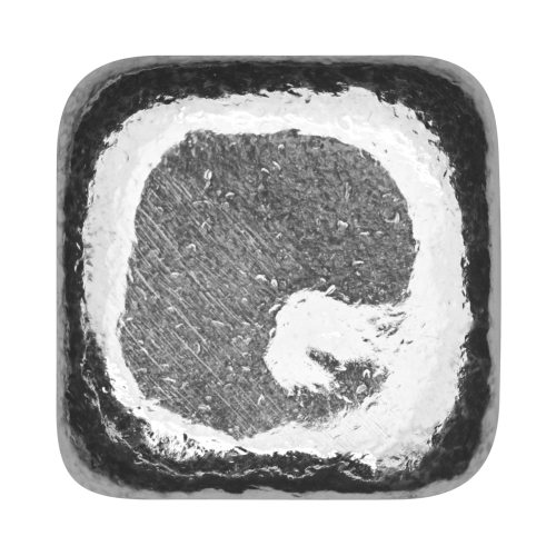 1 oz Sea Turtle Silver Cube | Yeager's Poured Silver