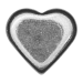 2 onces Coeur d'argent noir | Yeager's Poured Silver