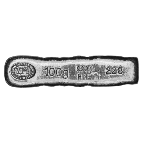 100 grammes Totem d'argent Crâne Tiki | Yeager's Poured Silver