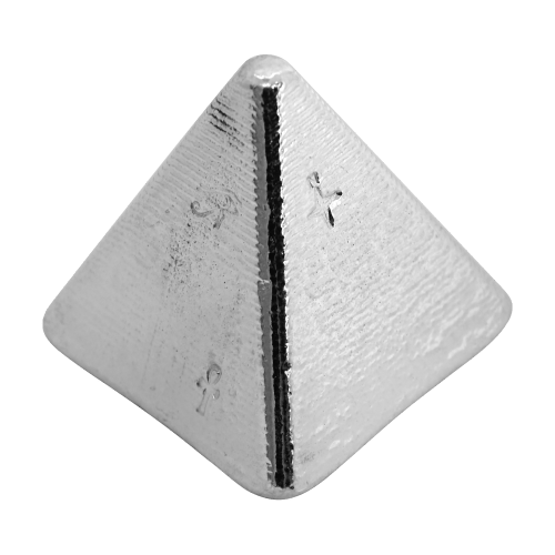8 oz Silver Egyptian Pyramid | Yeager's Poured Silver