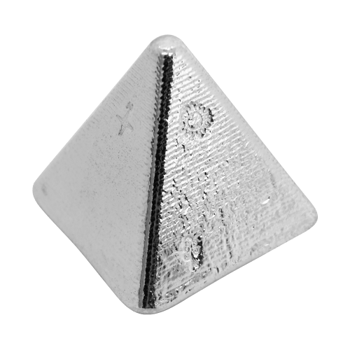 8 oz Silver Egyptian Pyramid | Yeager's Poured Silver