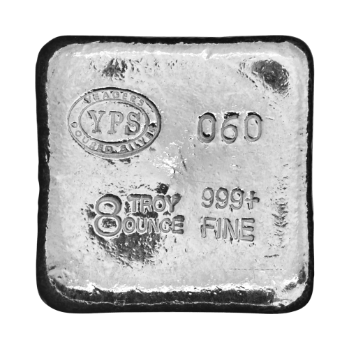 8 oz Silver Egyptian Pyramid | Yeager's Poured Silver