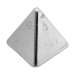 8 oz Silver Egyptian Pyramid | Yeager's Poured Silver