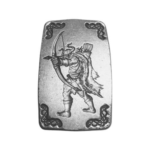 5 oz Viking Archer with Bow and Arrow Silver Bar | Monarch Precious Metals