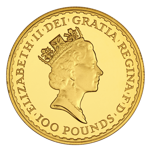 Ensemble de 4 pièces 1,85 once d'or 1988 Épreuve numismatique Britannia dans un coffret | La Monnaie royale