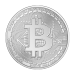 Ronde 1 once d'argent Bitcoin | Patriot Coins