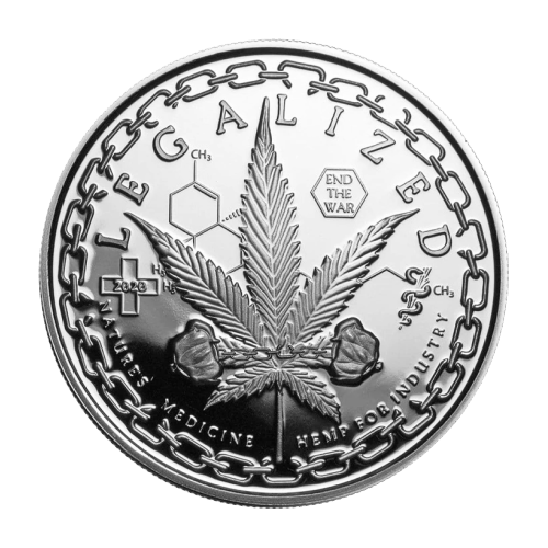 Ronde 1 once d'argent New Jersey Legalized | Patriot Coins