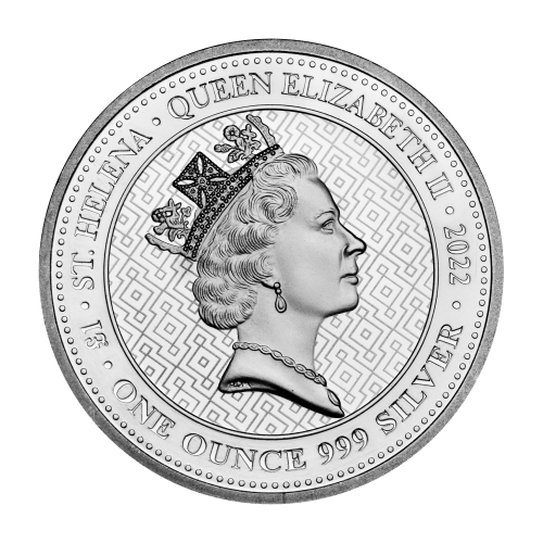Pièce 1 once d'argent Les Vertus de la Reine : Vérité Sainte-Hélène 2022 | Compagnie des Indes orientales