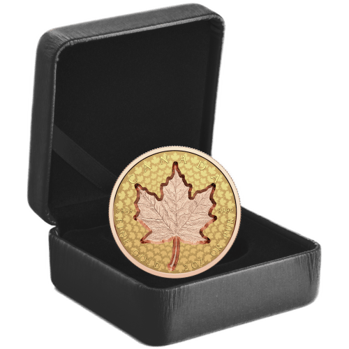 Pièce 2 onces en or Feuille d'érable super incuse 2022 | Monnaie royale canadienne