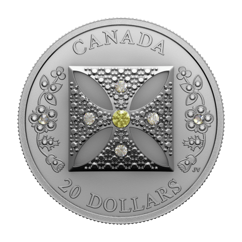 Pièce 1 once d'argent Diadème de diamant de Sa Majesté la reine Elizabeth II 2022 | Monnaie royale canadienne
