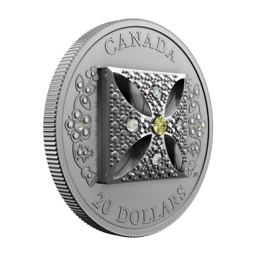 Pièce 1 once d'argent Diadème de diamant de Sa Majesté la reine Elizabeth II 2022 | Monnaie royale canadienne
