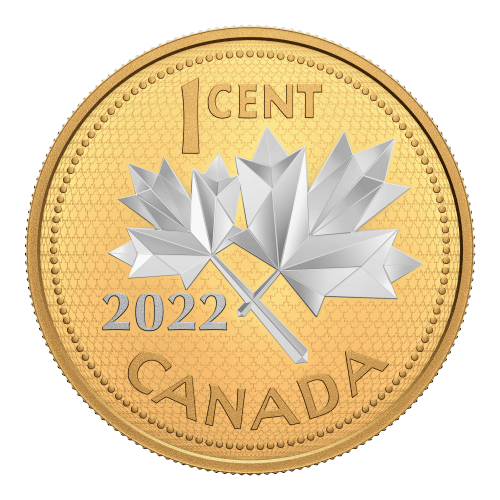 5 oz 2022 1 Cent 10th Anniversary of the Farewell to the Penny Silver Coin | Royal Canadian Mint