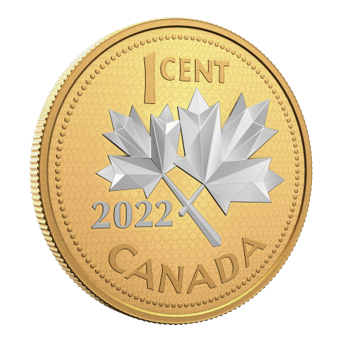 5 oz 2022 1 Cent 10th Anniversary of the Farewell to the Penny Silver Coin | Royal Canadian Mint