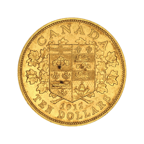 1912 $10 Canadian Gold Reserve Gold Coin | Royal Canadian Mint