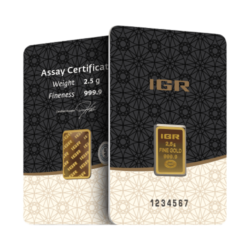 2.5 gram Gold Bar | Istanbul Gold Refinery