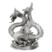 8 oz Hydra Silver Statue
