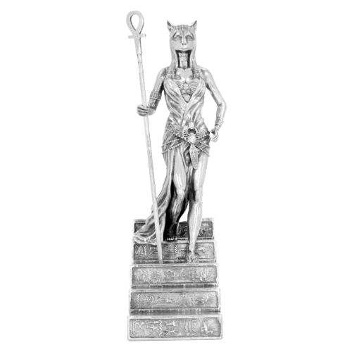 Statue Bastet 11 onces d'argent