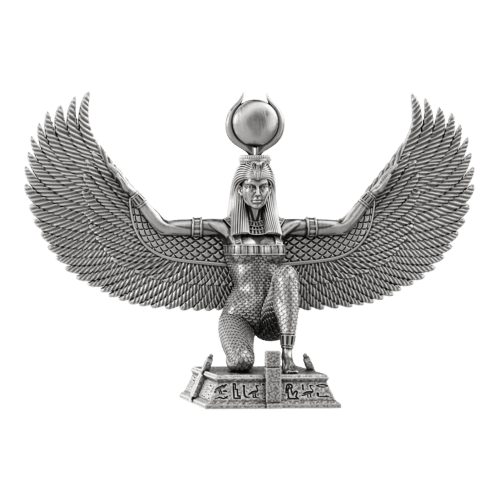 Statue Isis 12 onces d'argent
