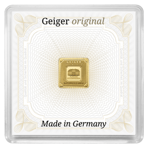 1 gram Gold Bar | Geiger Edelmetalle