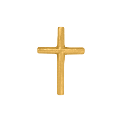 9.8 gram 24 kt Classic Cross Gold Pendant