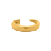 9.0 gram 24 kt Medium Adjustable Horn Gold Ring