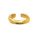 14.3 gram 24 kt Large Molten Gold Ring