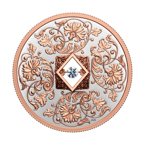2022 Sparkle of the Heart Dancing Diamond Silver Coin | Royal Canadian Mint