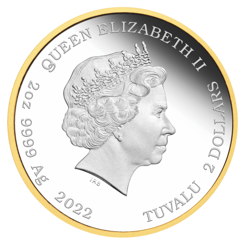 Pièce 2 onces d'argent plaqué or Découverte de Toutânkhamon : 100eme anniversaire 2022 | Monnaie de Perth