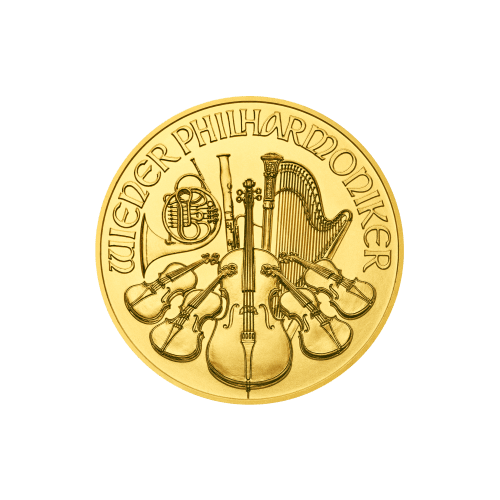 Pièce 1/4 once d'or Philharmonique autrichienne 2022 | Monnaie autrichienne