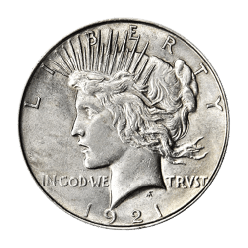 Random Year Peace Silver Dollar VG Silver Coin | United States Mint