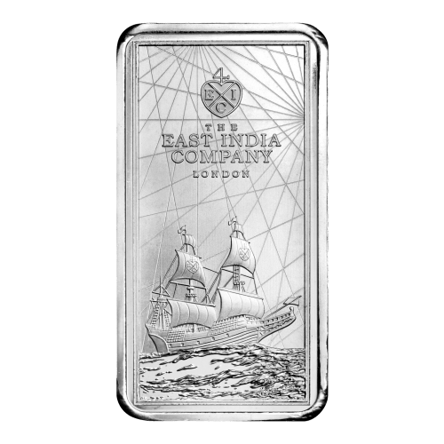 250 grammes 2022 Lingot d'argent Cours légal Saint-Hélène | Compagnie des Indes orientales