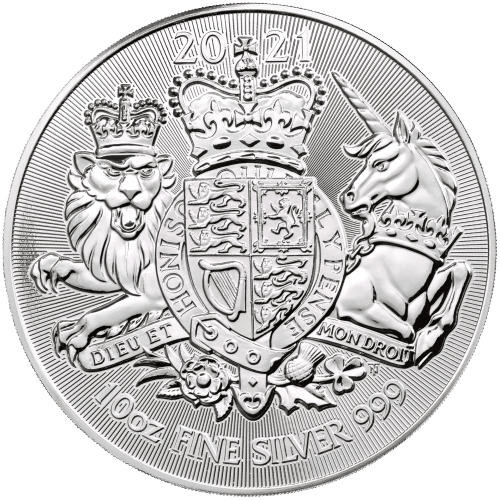 10 oz 2021 Royal Arms Silver Coin | The Royal Mint