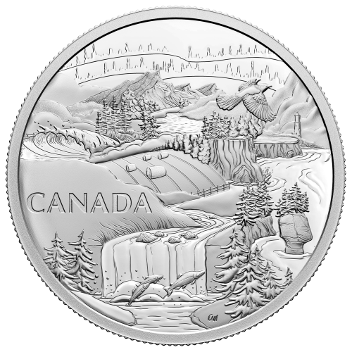 Pièce 2 onces d'argent Kaléidoscope du Canada 2022 | Monnaie royale canadienne