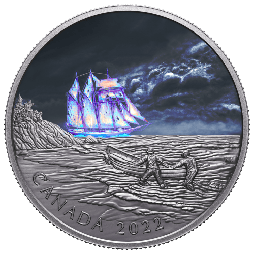 Pièce 5 onces d'argent Bateau fantôme du Canada 2022 | Monnaie royale canadienne