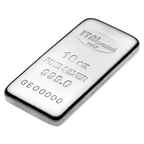 10 oz Silver Bar | Italpreziosi Mint