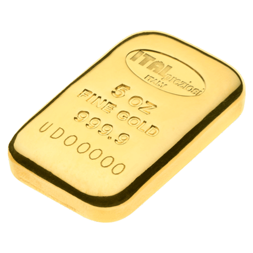 5 onces Lingot d'or | Hôtel des monnaies Italpreziosi