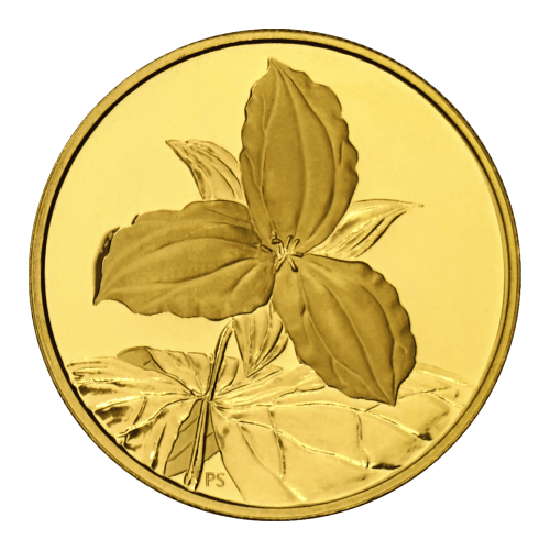 Random Year (1998-2003) Provincial Floral Series 99999 Gold Coin
