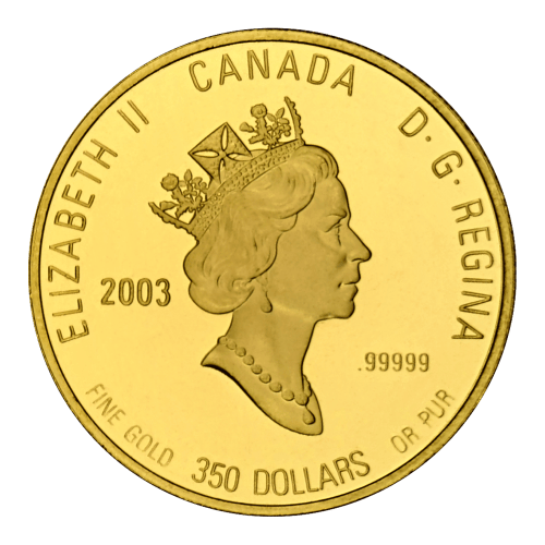 Random Year (1998-2003) Provincial Floral Series 99999 Gold Coin | Royal Canadian Mint