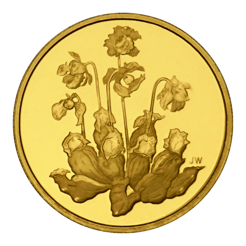Random Year (2004-2011) Provincial Floral Series 99999 Gold Coin | Royal Canadian Mint