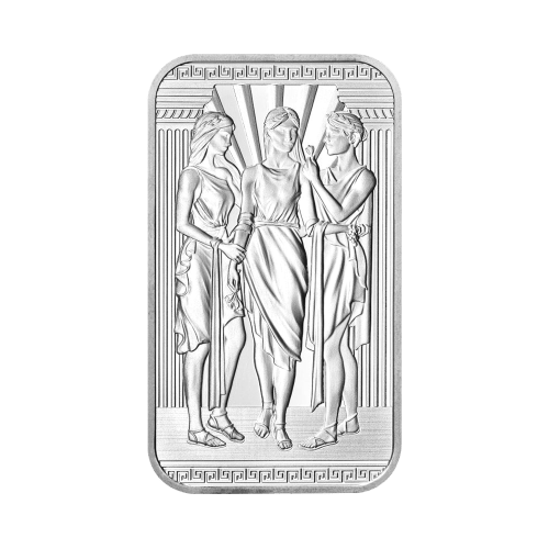 1 oz Three Graces Silver Bar | The Royal Mint