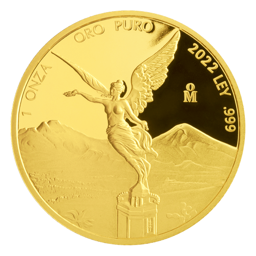 Pièce 1 once d'or Épreuve numismatique Libertad mexicaine 2022 | Monnaie mexicaine