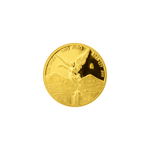 Pièce 1/20 once d'or Épreuve numismatique Libertad mexicaine 2022 | Monnaie mexicaine