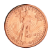 1 oz Saint Gaudens Copper Round